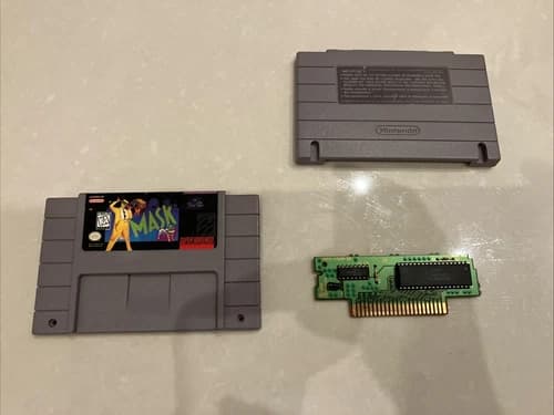 The Mask SNES Authentic Tested and Working Super Nintendo Game only