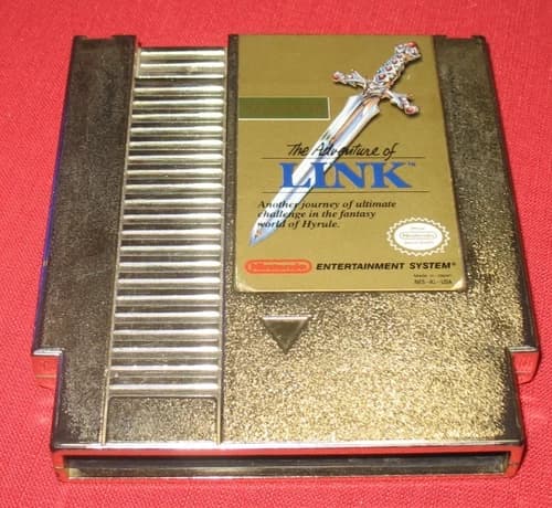 Nintendo NES / Legend Of Zelda II: The Adventure Of Link / Tested & Working