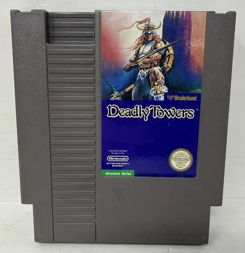 Deadly Towers Nintendo Entertainment System NES