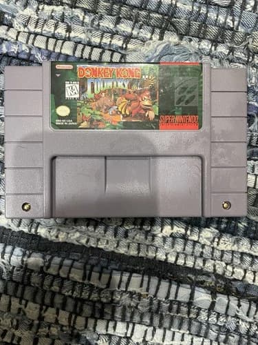 Donkey Kong Country (Super Nintendo System 1994) SNES Cart Only Not Tested