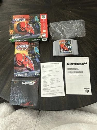 Nintendo 64 N64 Game Extreme-G XG2 CIB Complete In Box