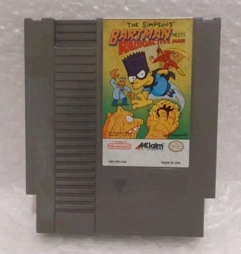 The Simpsons: Bartman Meets Radioactive Man (Nintendo NES) - Game Only