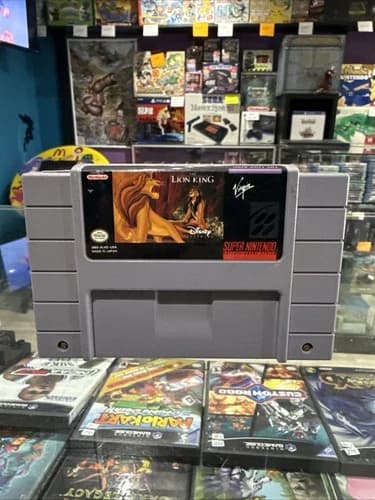 The Lion King - Super Nintendo SNES - Tested