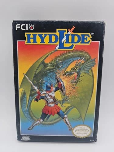 Hydlide (Nintendo Entertainment System NES, 1989) - CIB!