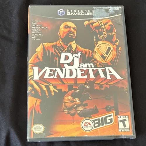 Electronic Arts Def Jam Vendetta Nintendo GameCube Fighting Wrestling NTSC T