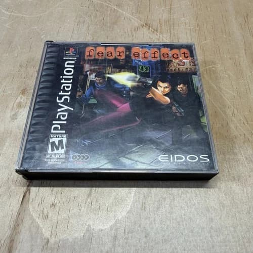Fear Effect (2000) PlayStation 1 PS1 Complete W/ Reg Card 4 Discs Tested Works