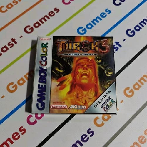 ENG UK ONLY TUROK 3 SHADOW OF OBLIVION GAMEBOY COLOR NEW ORIGINAL