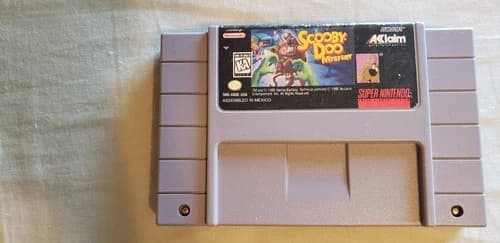Vintage Scooby-Doo Super Nintendo Game