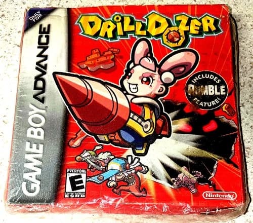 Drill Dozer - Nintendo Game Boy Advance GBA - Complete CIB (Very Good)