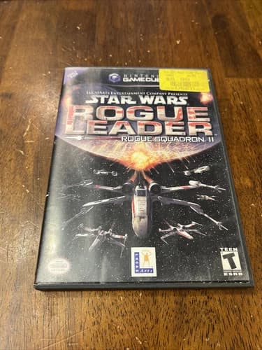 Star Wars Rogue Squadron II: Rogue Leader Gamecube (Black Label) Complete cib
