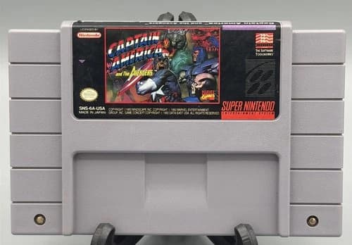 Captain America and The Avengers (Super Nintendo) SNES Tested✅ Authentic 💯