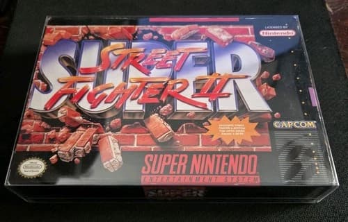 Super Nintendo, SNES - Capcom Super Street Fighter II, CIB w/inserts