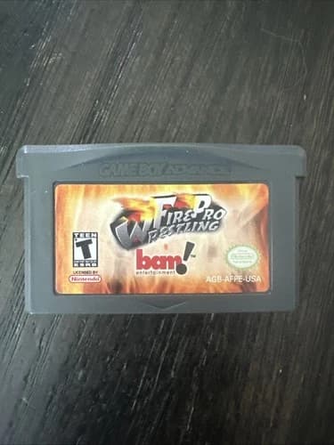 Nintendo Gameboy Advance Game Only Fire Pro Wrestling