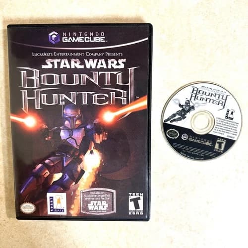 Star Wars Bounty Hunter (Nintendo GameCube, 2002) - TESTED