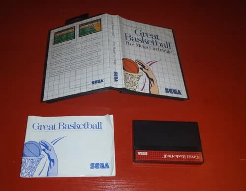 Great Basketball (Sega Master System, 1987)-Complete