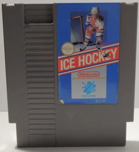 Nintendo NES ICE HOCKEY Sports Series 1988 Video Game Cartridge