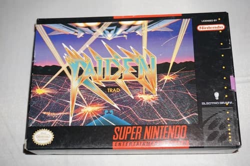 Raiden Trad (Super Nintendo SNES) Complete in Box CIB