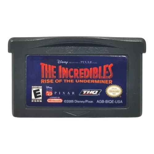 The Incredibles Rise of the Underminer (Nintendo Game Boy Advance) GBA Authentic