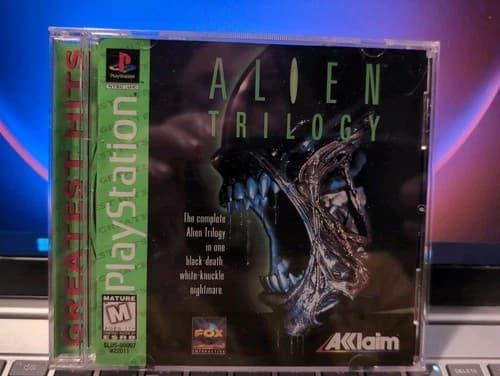 Alien Trilogy- Playstation PS1 Video Game By Akklaim. Mature Rating