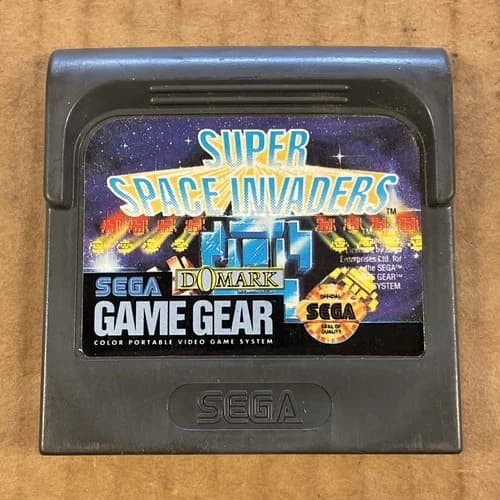 Super Space Invaders (Sega Game Gear, 1993) Cartridge only Tested Authentic
