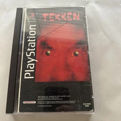Tekken 1995 PS1 Longbox CIB Complete Case Game Manual Sony PlayStation