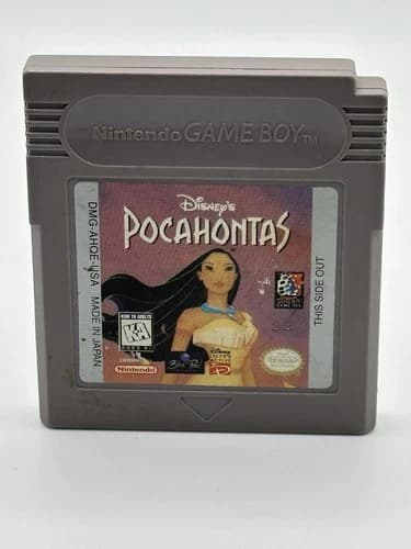 Pocahontas Nintendo Game Boy GB AUTHENTIC TESTED & WORKS