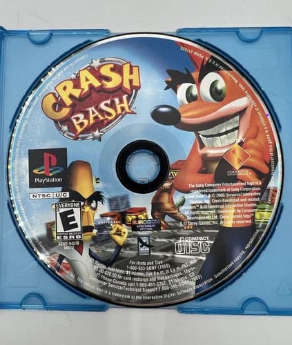 Crash Bash PS1 PlayStation 1 Disc Only