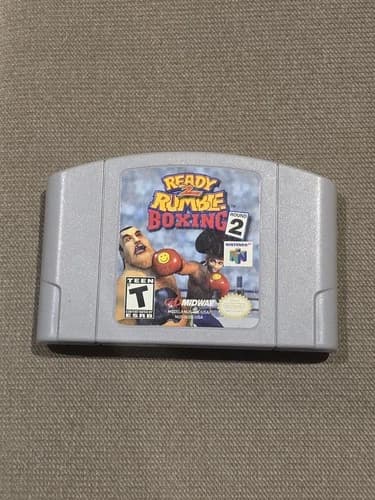 Ready 2 Rumble Boxing Round 2 Nintendo 64 N64 Video Game Authentic Tested Works