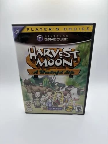 Harvest Moon: A Wonderful Life (Nintendo Gamecube, 2004) CIB Complete, TESTED