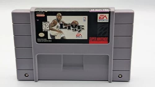 NBA Live 97 (Super Nintendo SNES, 1996) Tested