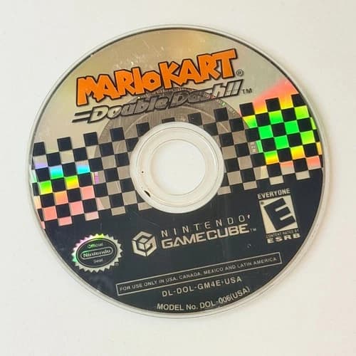 🎮Mario Kart: Double Dash Nintendo GameCube DISC ONLY 💿Polished ✅ TESTED🎮