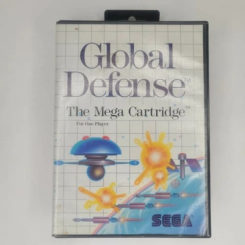 Global Defense Sega Master System 1987 Tested & Working
