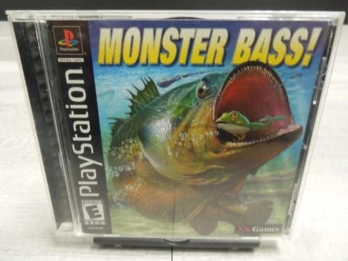 Monster Bass! 2002 Sony PlayStation PS1 CIB Complete Video Game