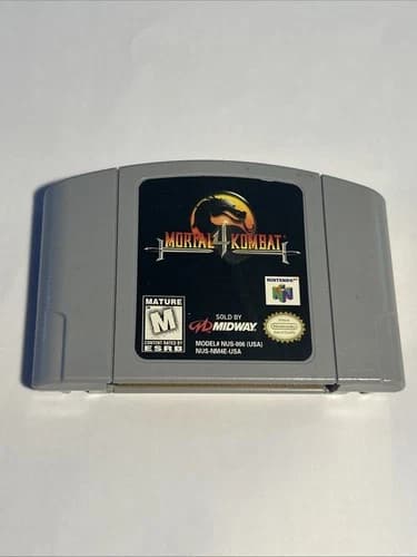 Mortal Kombat 4 (Nintendo 64, 1998) N64 Authentic