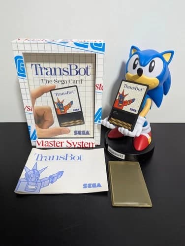 SEGA Master System TRANSBOT THE SEGA CARD Retrogame CIB 🇮🇹ital. Issue