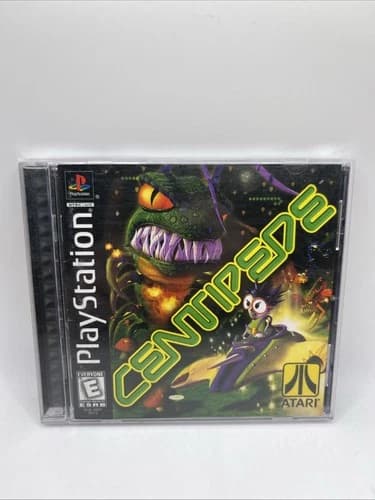 Centipede Playstation 1 PS1 Game Complete With Manual -Tested-