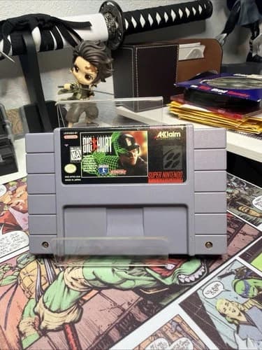 Frank Thomas Big Hurt Baseball (Super Nintendo SNES) Tested And Working Mint