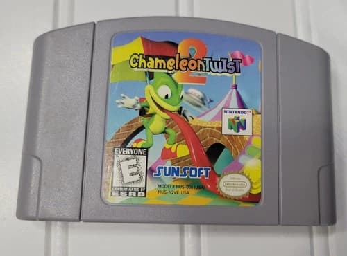 Chameleon Twist 2 (Nintendo 64 1999) N64 Authentic Cartridge Only