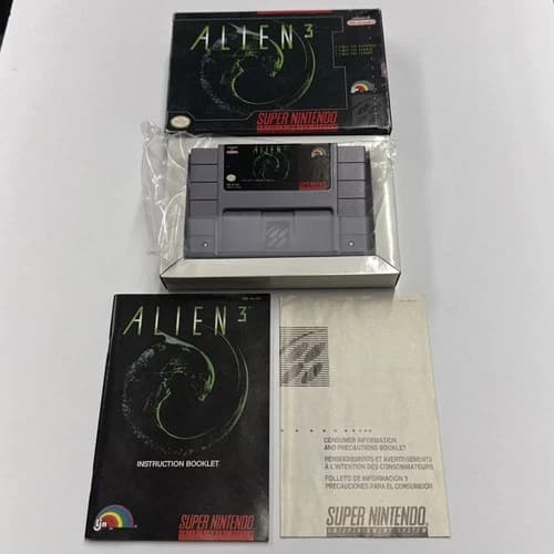 SNES - Alien 3 Super Nintendo Entertainment System 1993 Complete In Box #2944