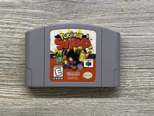 Pokémon Snap Nintendo 64 N64 - Authentic Cleaned & Tested! Nice Condition!