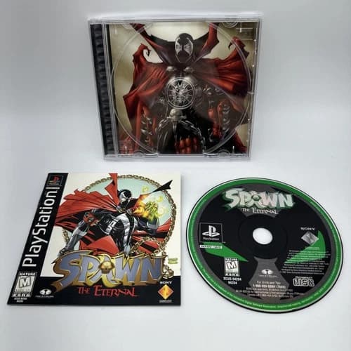 Spawn The Eternal PlayStation 1 PS1 Authentic and Tested CIB Clean Disc