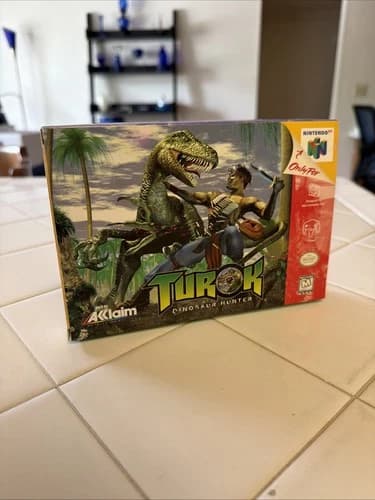 Turok Dinosaur Hunter - Nintendo 64 (N64) - Complete in box - Tested