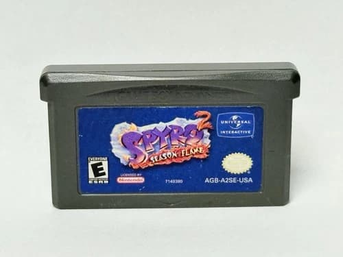 TESTED Spyro 2: Season of Flame (Nintendo Game Boy Advance, 2002) GBA Tested