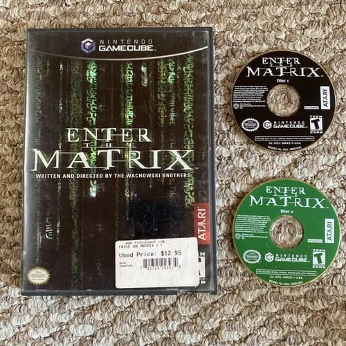 Atari Enter the Matrix for Nintendo GameCube 2-Disc Video Game