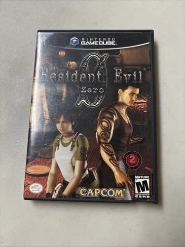 Resident Evil Zero (GameCube, 2002) Complete Black Label Tested 2 Disc