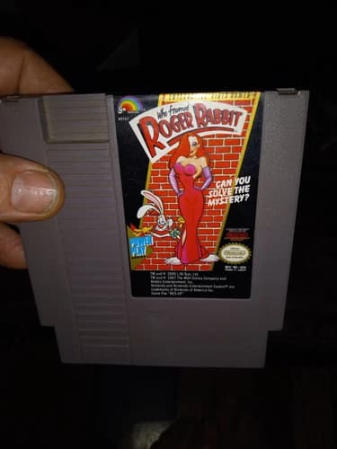 Who Framed Roger Rabbit (Nintendo Entertainment System, 1989) Game Only Tested