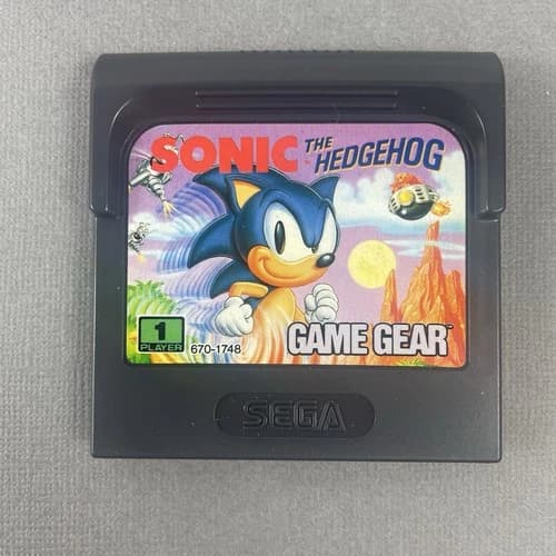 Sonic the Hedgehog 1 Sega Game Gear Cartridge Authentic