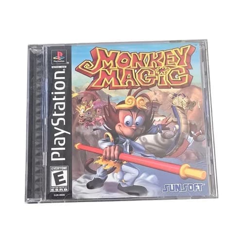 Monkey Magic (Sony PlayStation 1 PS1, 1998) COMPLETE CIB - Tested