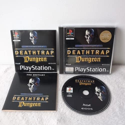 Deathtrap Dungeon for the UK Sony Playstation 1 PS1 complete