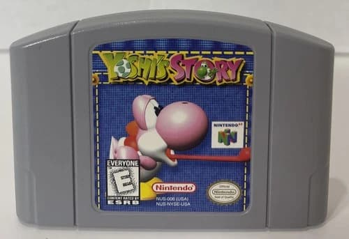 Yoshi's Story Nintendo 64 Game Cartdridge N64 Tested & Working